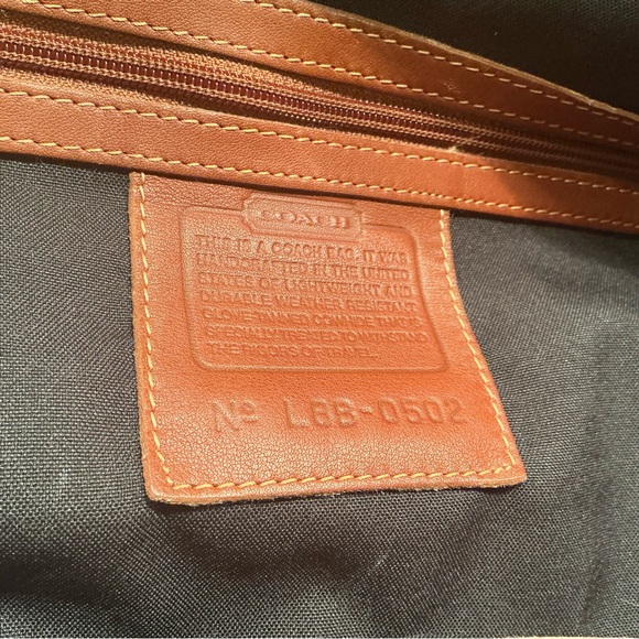 COACH Brown Leather Travel Bag - Picture 11 of 13